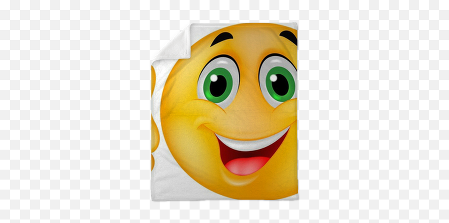 Smiley Emoticon Cartoon With Thumb Up - Smiley Face Print Emoji,Thumb Emoticon