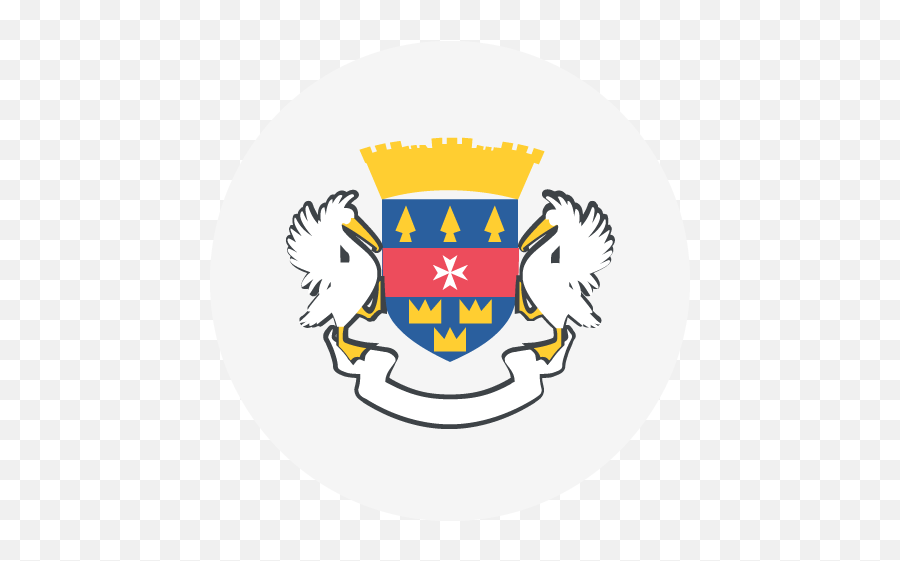 Flag Of Saint Barthélemy Emoji For - Saint Barthélemy Flag Round,St Kitts Flag Emoji