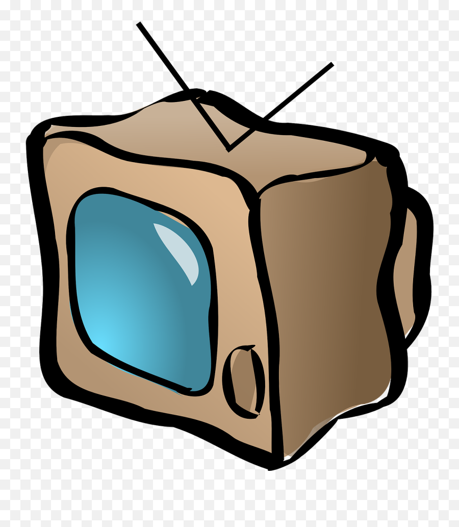 Television Antenna Old Receiver Dish - Fernseher Comic Emoji,Tv Remote Emoji