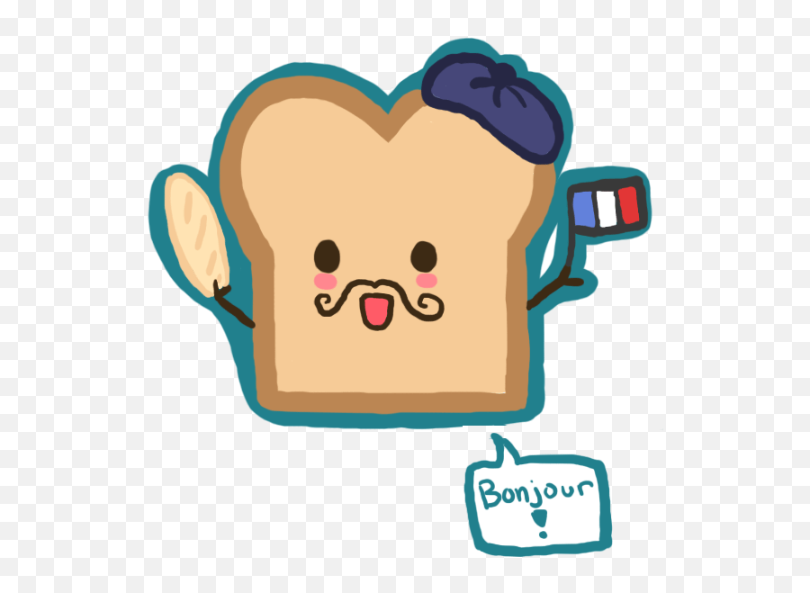 France Clipart Person France France - French Toast Cartoon Emoji,French Toast Emoji