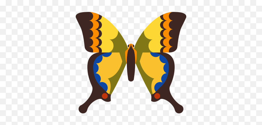 Machaon Butterfly Icon - Free Download Png And Vector Swallowtail Butterfly Emoji,Butterfly Emoji
