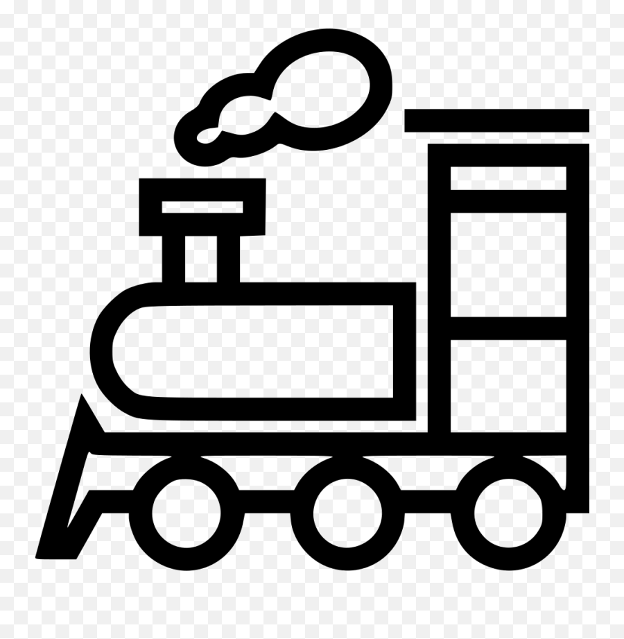 Rail Transport Train Ticket Steam Locomotive Vector Graphics - Steam Engine Icon Png Emoji,Steam Emoji Art