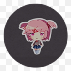 Profile - Natsuki Ddlc Chibi Png Emoji