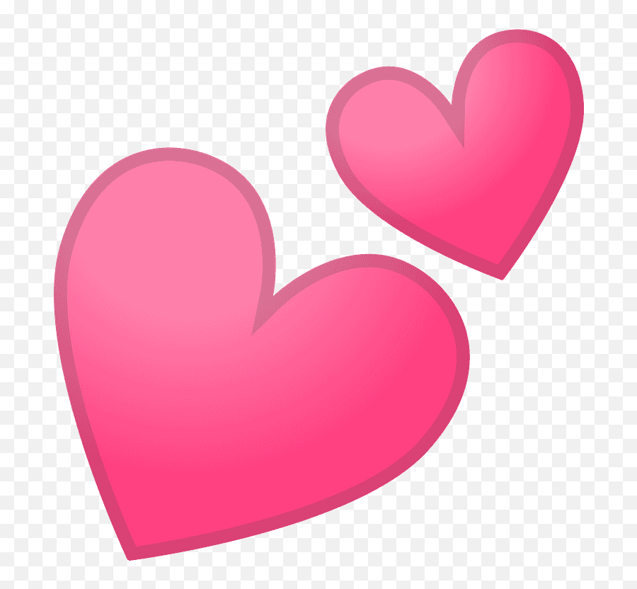 Two Hearts Emoji Clipart Free Download Transparent Png - Emoji,Love Heart Emoji