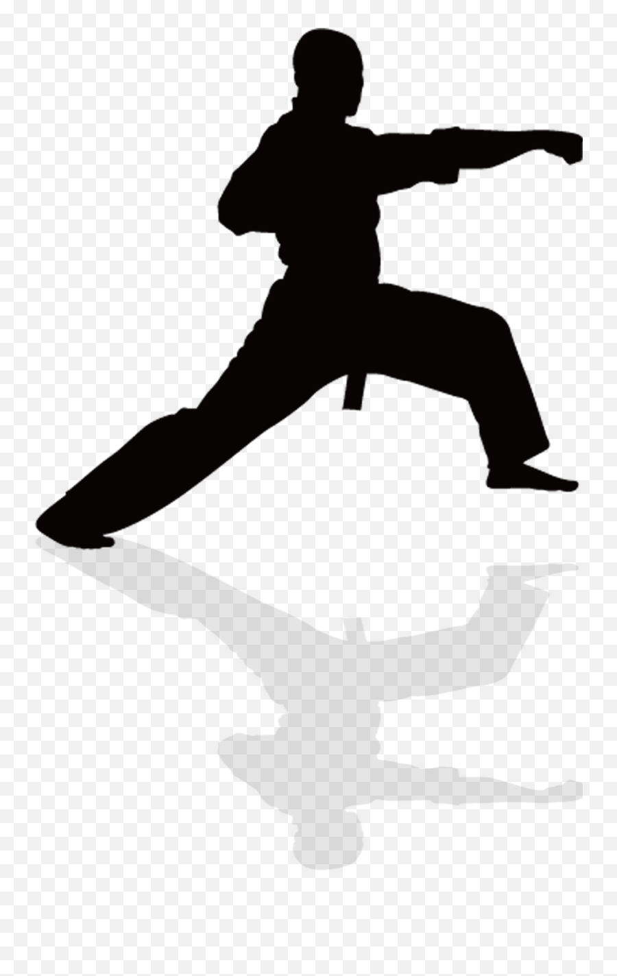 Free Karate Silhouette Clip Art Download Free Clip Art - Silhouette Kung Fu Clipart Emoji,Martial Arts Emoji