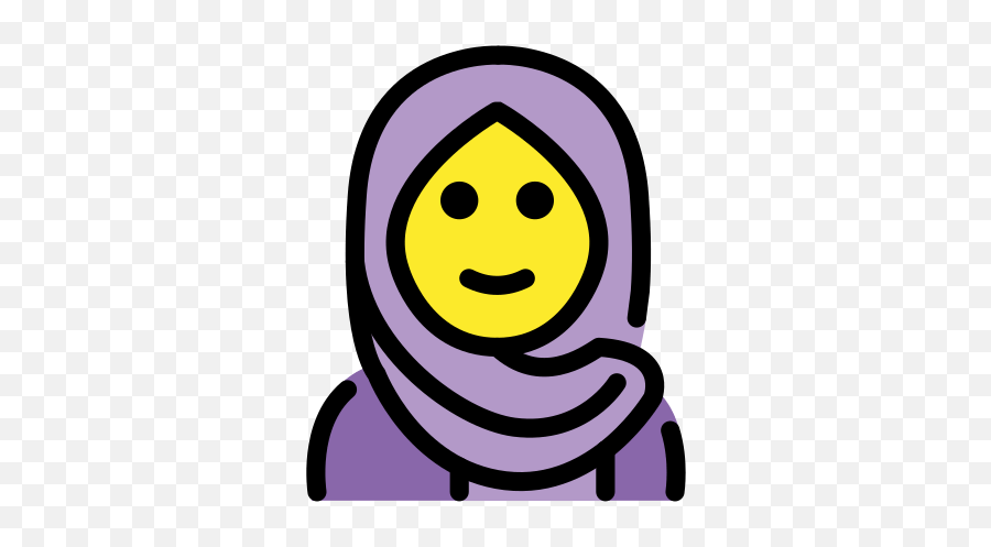 Person With Headscarf - Smiley Emoji,Person Emoji