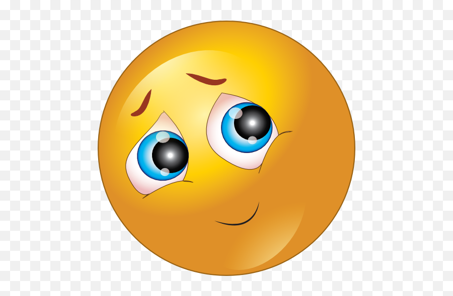 Bashful Face Clipart Emoji,Thirsty Emoji