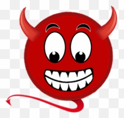 Fun Devil Emoji - Clip Art
