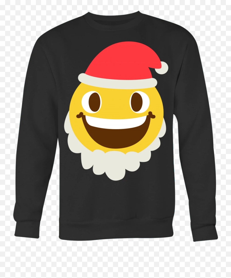 Cute Emoji Santa Claus Smile Shirts - Lesbian Shirts For Pride,Cute Emoji Clothes