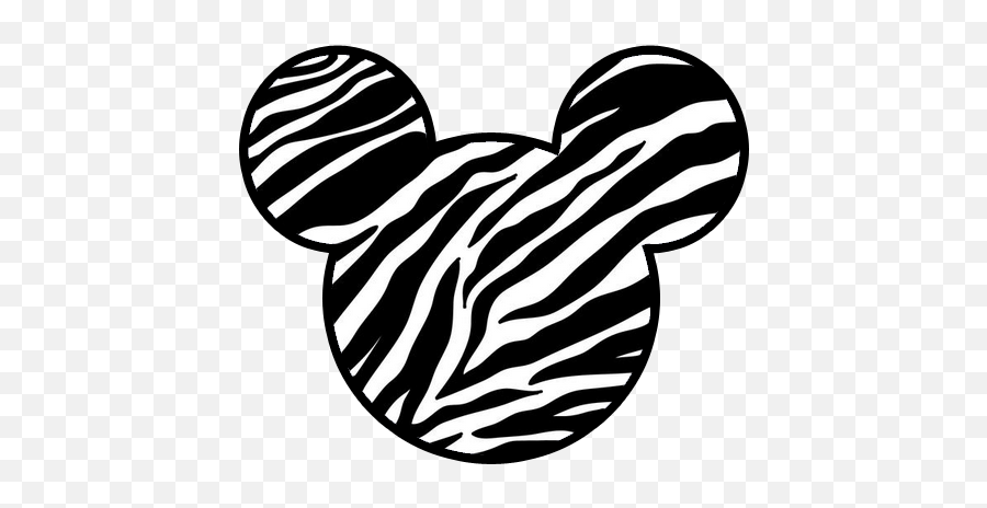 Png Mickey And Minnie Mouse Ears Icons - Zebra Print Emoji,Minnie Emoji