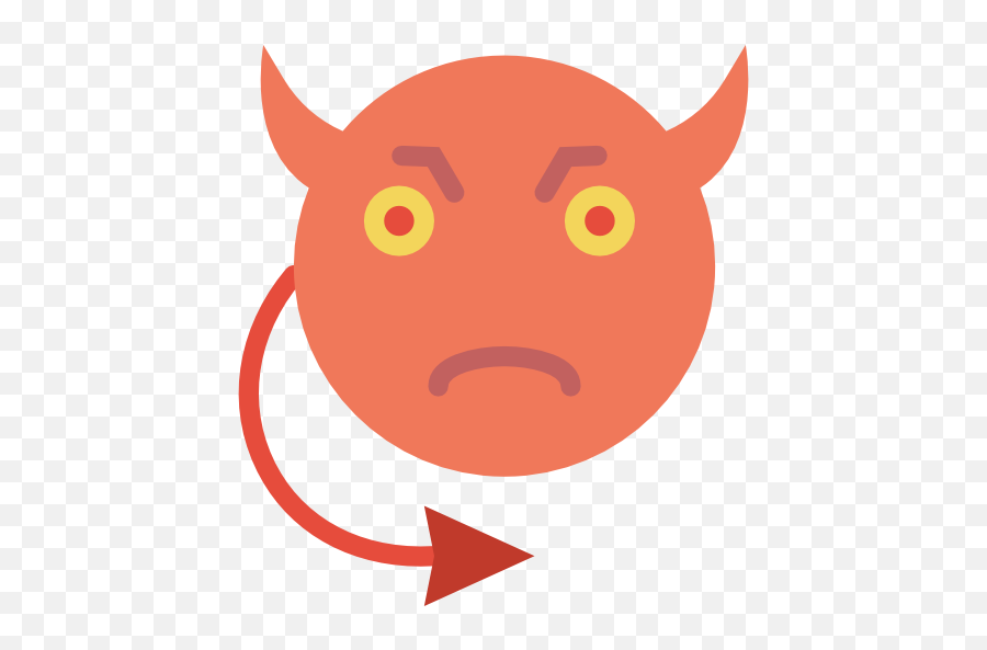 Angry Lucifer Evil Portrait Demon - Cartoon Emoji,Evil Face Emoticon