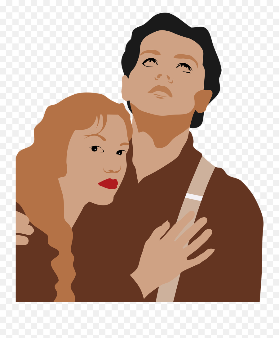 Actress Couple Famous People Film Love - Titanic Jack And Rose Clipart Emoji,Girl Lipstick Dress Emoji