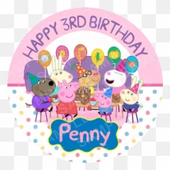 Peppa Pig - Birthday Topper Emoji