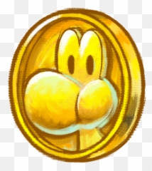 New Island - Monedas De Yoshi Emoji,Yoshi Emoticon