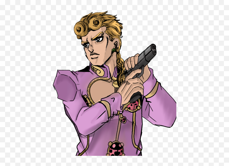 Giornogun - Giorno With A Gun Emoji,Shoot Emoji