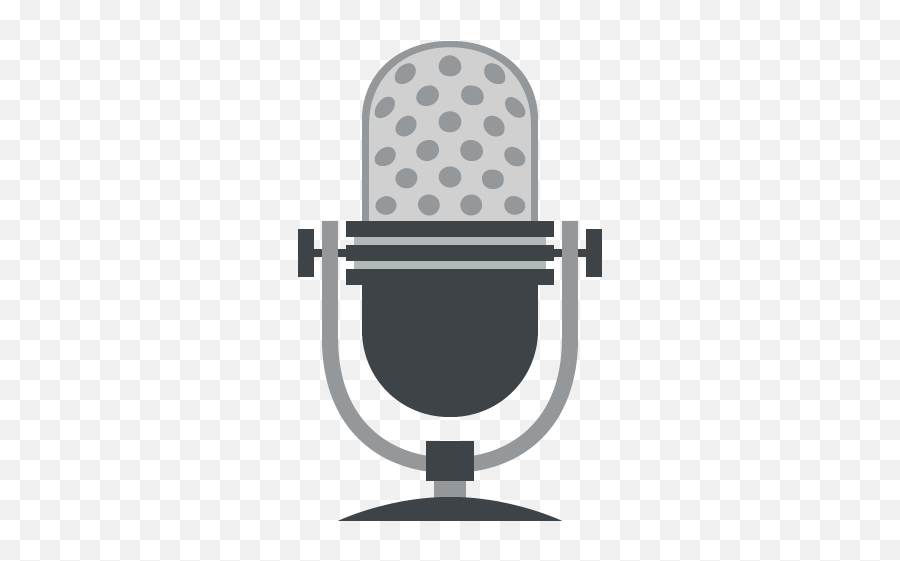 Studio Microphone Emoji For Facebook Email Sms - Microphone Emoji Transparent Background,Microphone Emoji