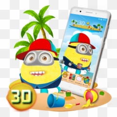 3D Mischievous Mini Friends Theme u2013 Google Play - Vector Cay Dua Bien Emoji