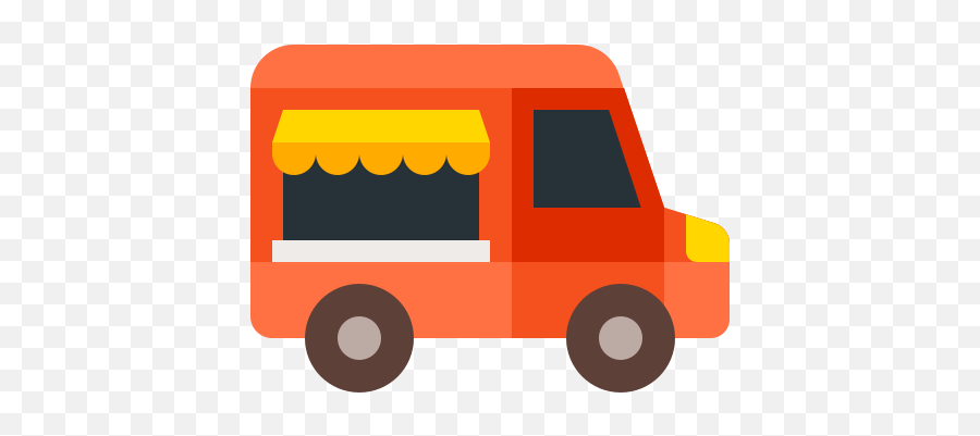 Food Truck Icon - Cartoon Food Truck Png Emoji,Food Truck Emoji