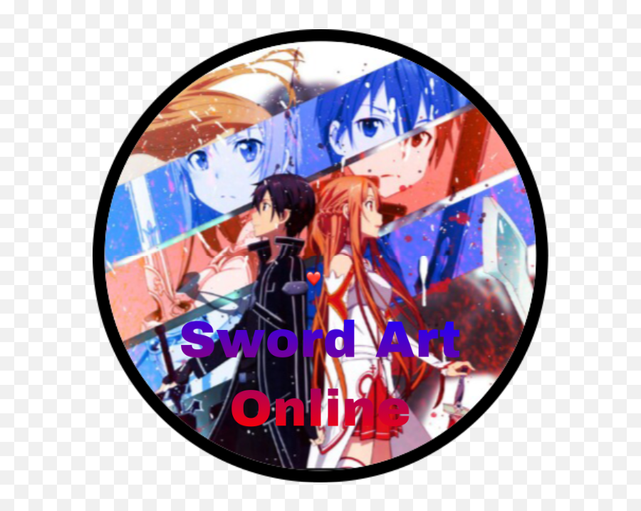 Sao Sword Art Online Sticker - Sword Art Online Wallpaper Hd Desktop Emoji,Sword Art Online Emojis