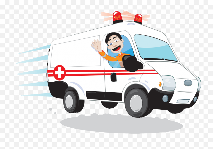 Download Funny Ambulance Hd Png - Ambulance Driver Clipart Png Emoji,Ambulance Man Emoji