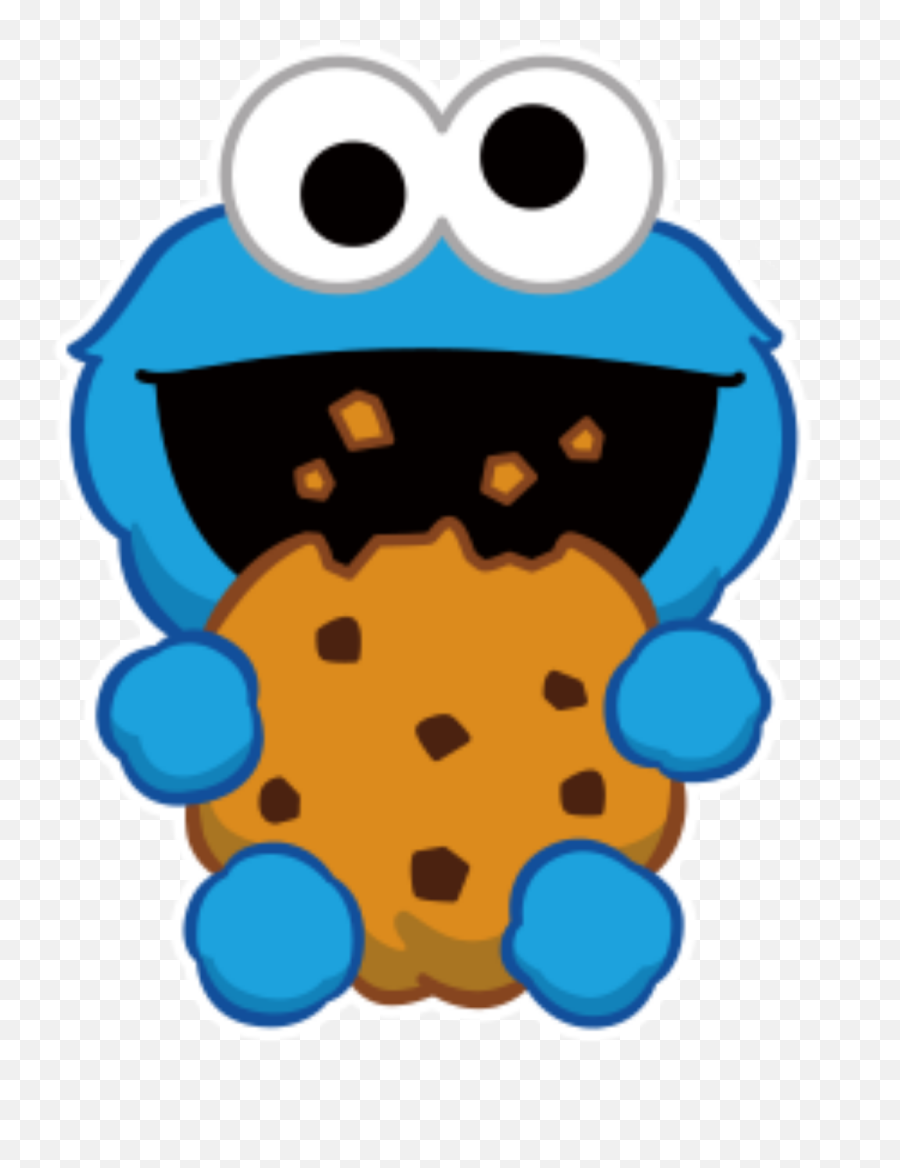 Cookie Monster Stickers - Dot Emoji,Cookie Monster Emoji
