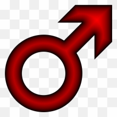 Red Male Symbol transparent PNG - StickPNG Png Emoji