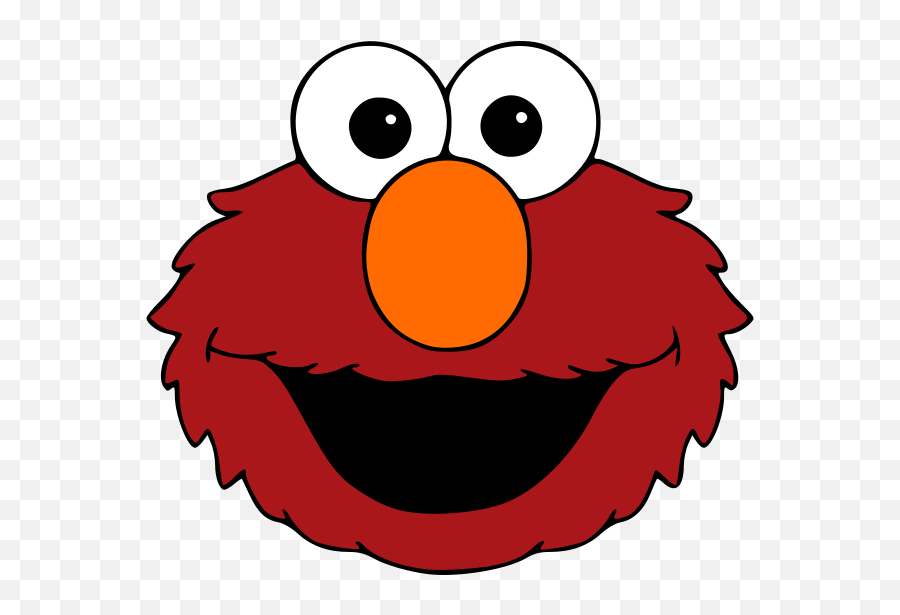 Sesame Street Elmo Head Free Svg File - Elmo Face Png Emoji,Elmo Emoji