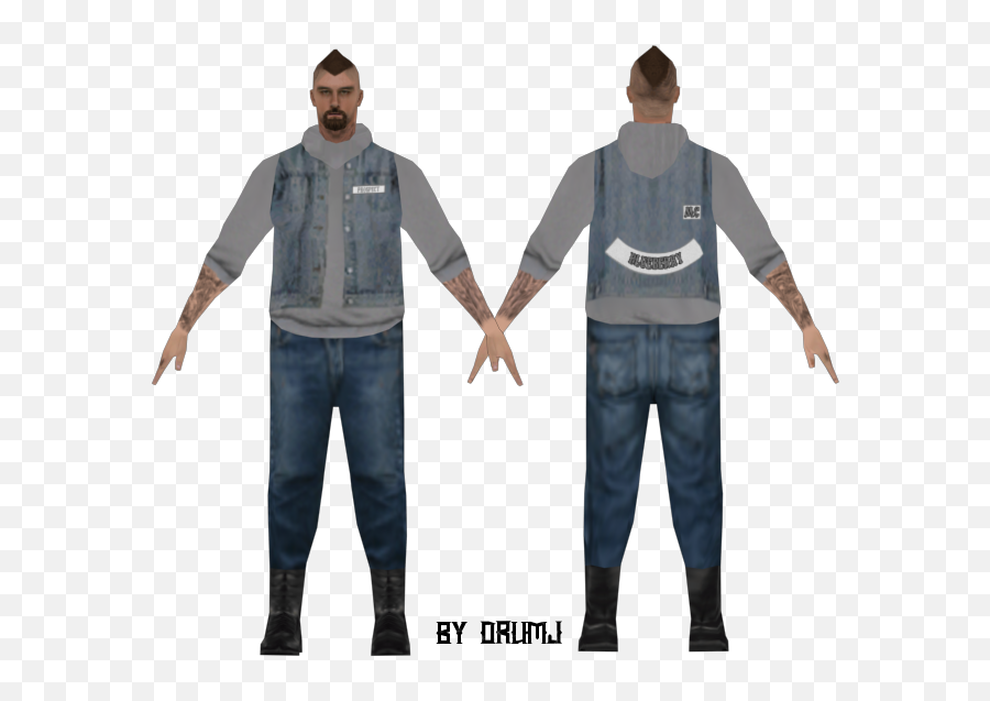 Rel Lucas Hills Skins - White Knights Mc Los Santos Roleplay Standing Around Emoji,White Knight Emoji