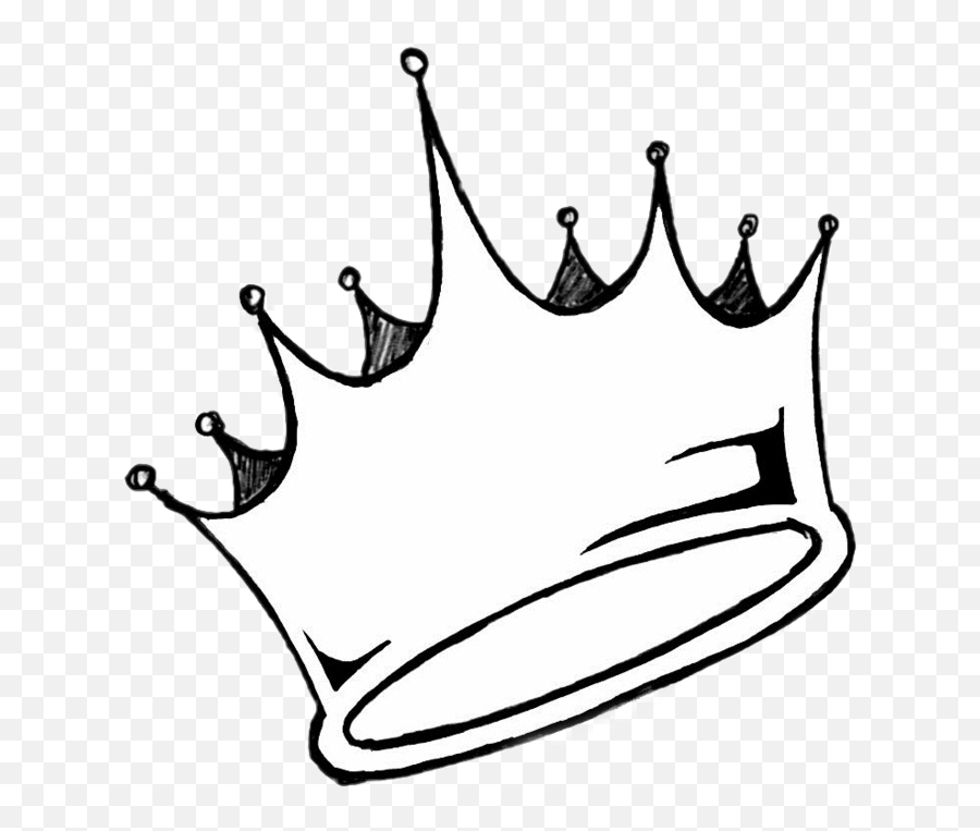 Crown King Emoji - Transparent Black And White Crown,King Emoji