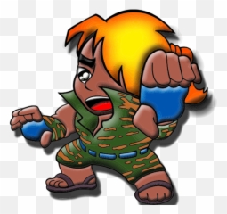Vector Illustration Of Martial Artist - Cartoon Emoji,Army Tank Emoji