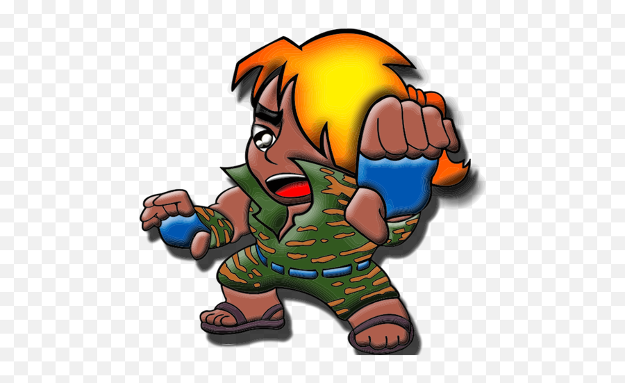 Vector Illustration Of Martial Artist - Cartoon Emoji,Army Tank Emoji