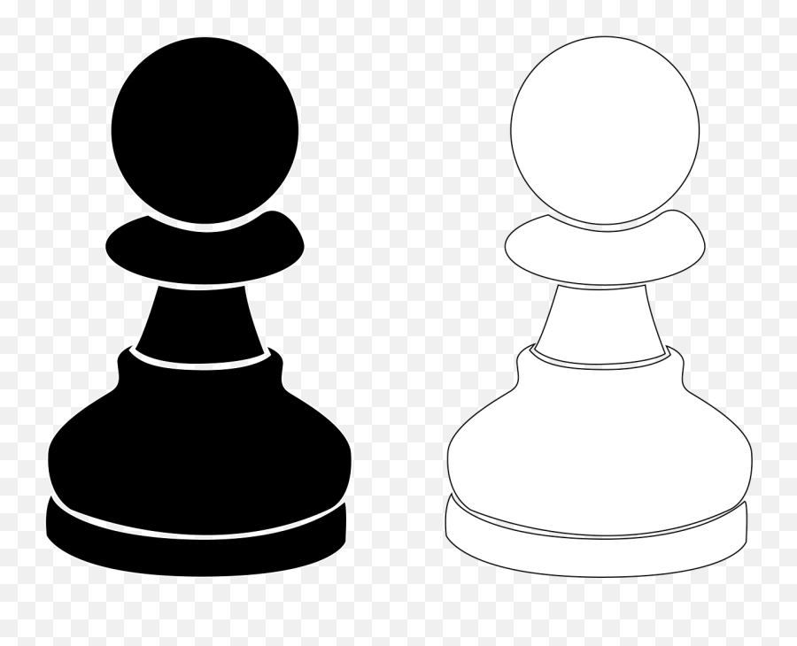 Chess Pawn Parts White Black Emoji,Queen Chess Piece Emoji
