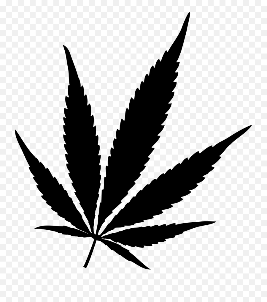 Lto - Marijuana Leaf Vector Black Emoji,Pot Leaf Emoji