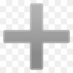 Plus Sign Emoji - Cross