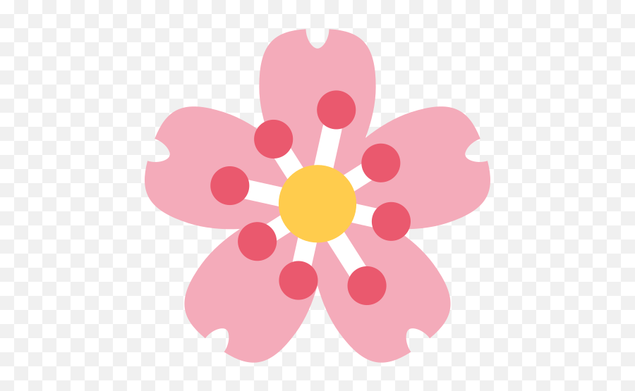 Flower Emoji Meaning With Pictures - Cherry Blossom Emoji,Snapchat Emoji List