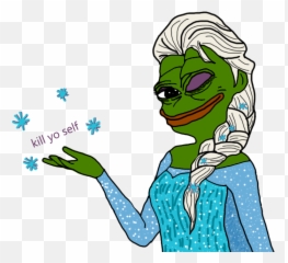 Pin - Pepe Elsa Emoji,Pepe Emojis