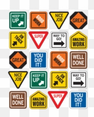 Under Construction Positive - Traffic Sign Emoji