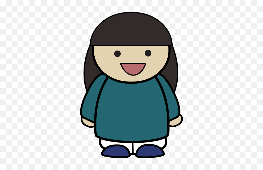 Brunette Girl - Character Clipart Emoji,Unhappy Emoji