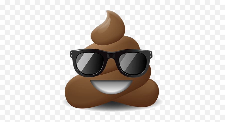 Poop Emoji Stickers - Poop Emoji With Sunglasses,Emoji Pro