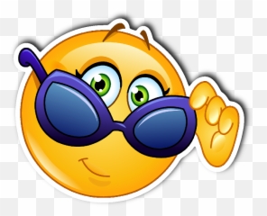 Pin - Sunglasses Smiley Emoji