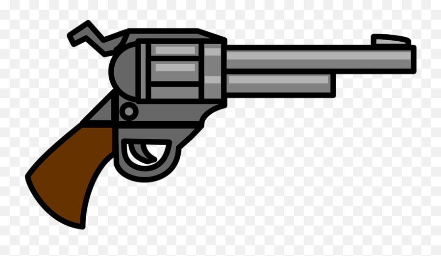 Gun Handgun Pistol - Gun Clipart Png Emoji,Emoji Man Vs Woman Gun
