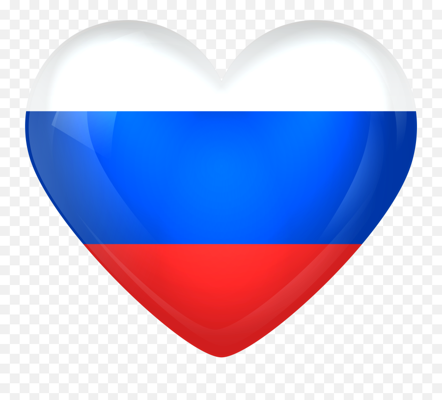 Russian Flag Heart Png Clipart - Russian Flag Heart Png Emoji,Russia Flag Emoji