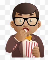 Forbidden Emoji - Cartoon,Popcorn Emoji