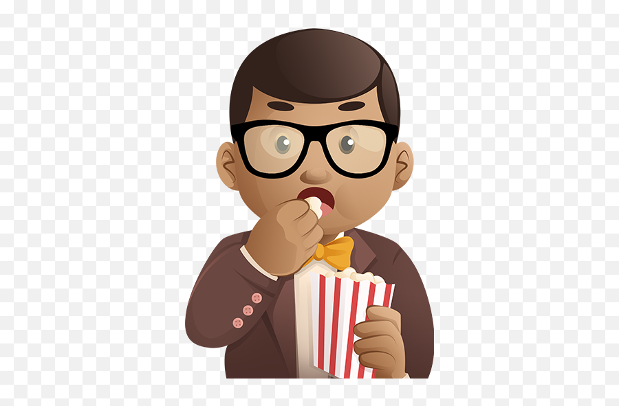 Forbidden Emoji - Cartoon,Popcorn Emoji