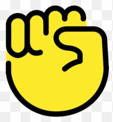Raised Fist - Clip Art Emoji