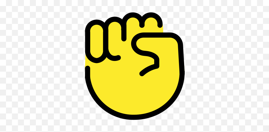 Raised Fist - Clip Art Emoji,Raised Fist Emoji