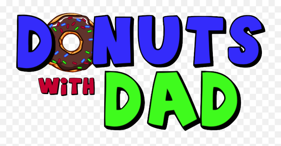 Donuts With Dad Clipart - Donuts With Dad Clipart Emoji,Daddy Emoji