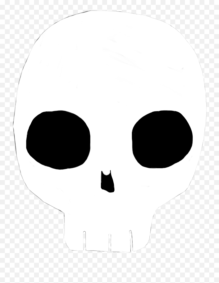 Skull Bone Head Death Skeleton Bones - Skull Emoji,Skull And Bones Emoji