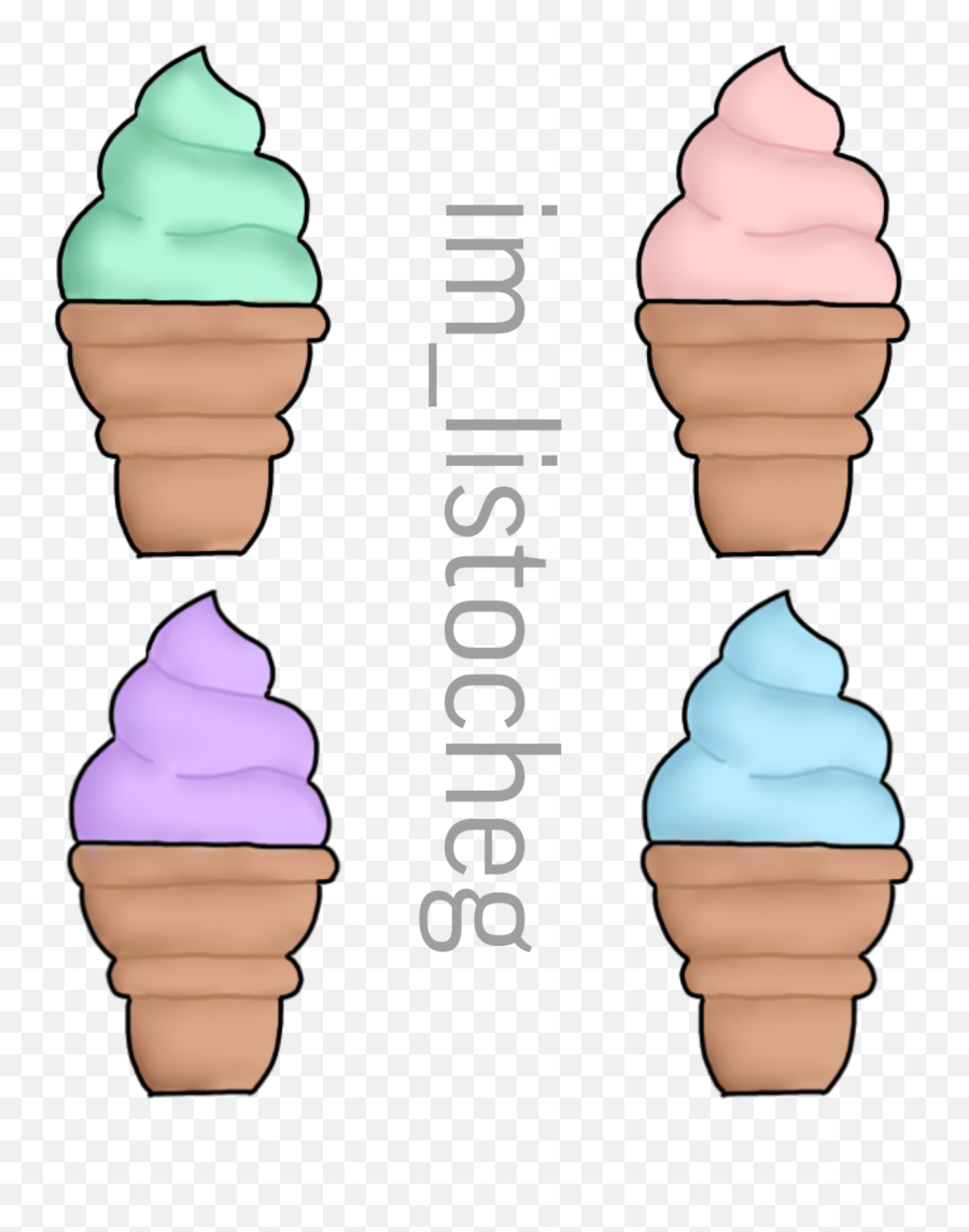 Largest Collection Of Free - Toedit Icecream Stickers On Picsart Gacha Life Ice Cream Emoji,Ice Cream Emojis