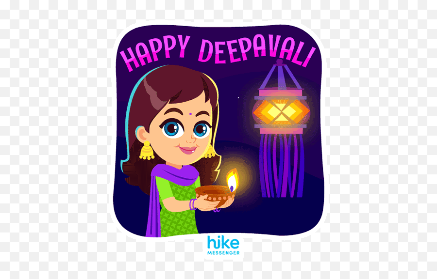 Top Q A Stickers For Android Ios - Hike Diwali Sticker Emoji,Diwali Emoji